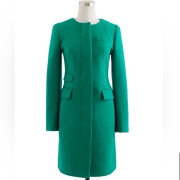 J. Crew Double Cloth Symphony Coat SZ 4 - Picture 10 of 10